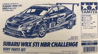 タミヤ スバル wrx 1/10 ラジコンボディー rc ツーリング スペア [Show